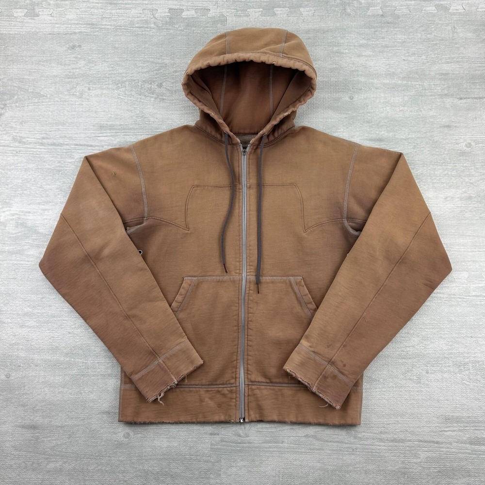 Lululemon Athletica Jacket Size Medium Brown Full Zip Hoodie Workout Gym